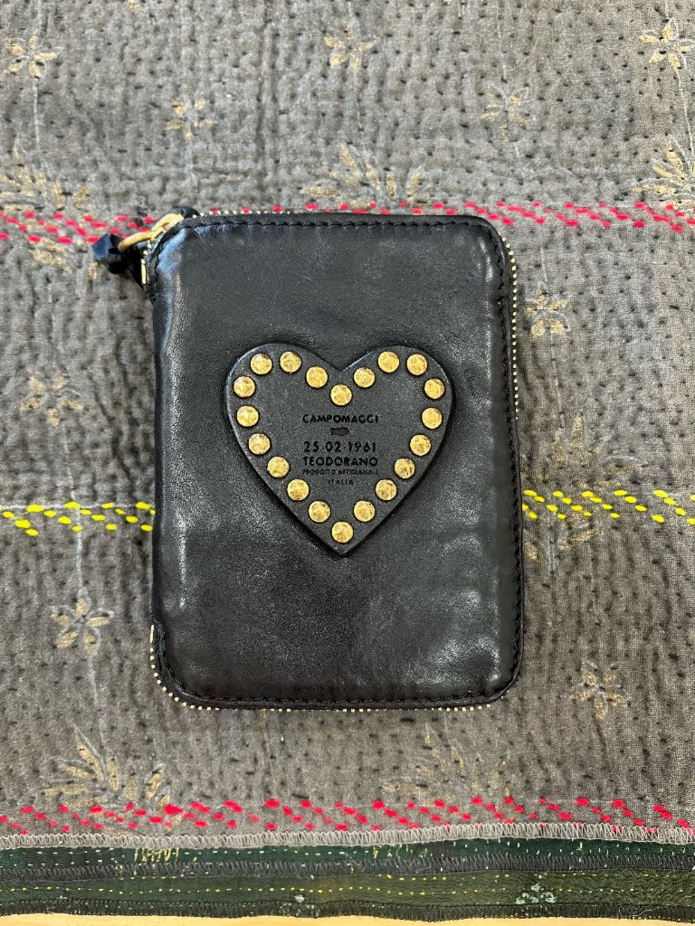 Campomaggi Leather Heart Wallet